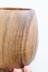 ムクエッグポット　アカシア材を使用した木目が美しい木製の植木鉢です!